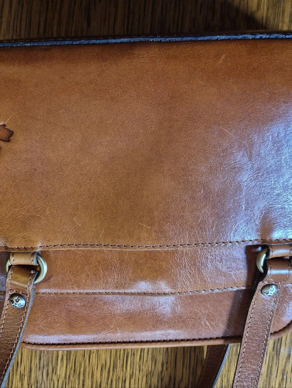 Patricia NASH Embossed, Tooled, Open Cut Work, Floral Leather Shoulder Bag